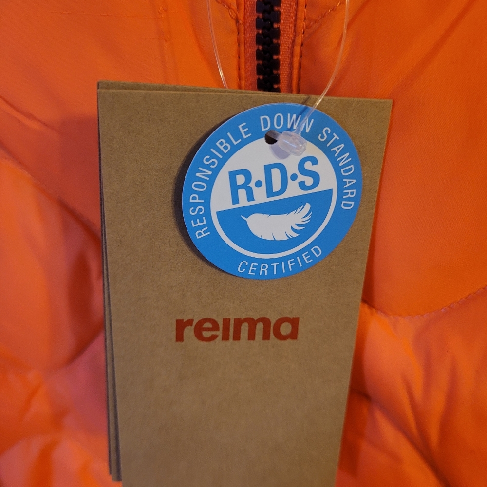 NWT Reima Light Down Jacket- Fossila 11 Years - Picture 6 of 8